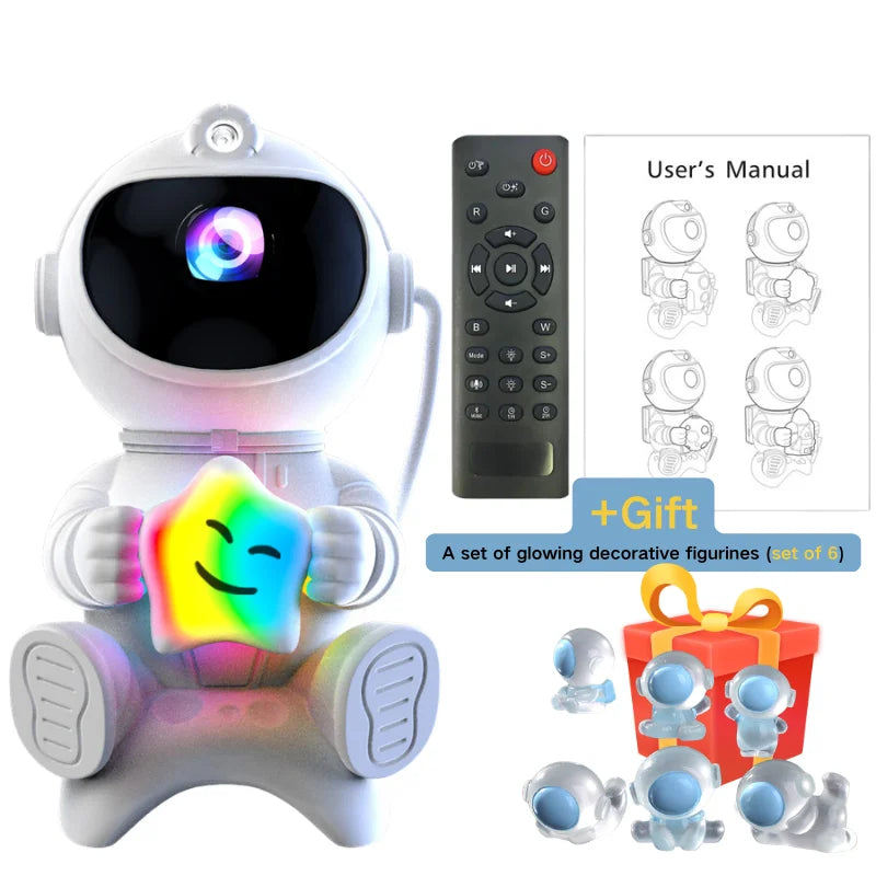 Astronaut Galaxy Projector and Bluetooth Speaker with Relaxing Sleep Music.