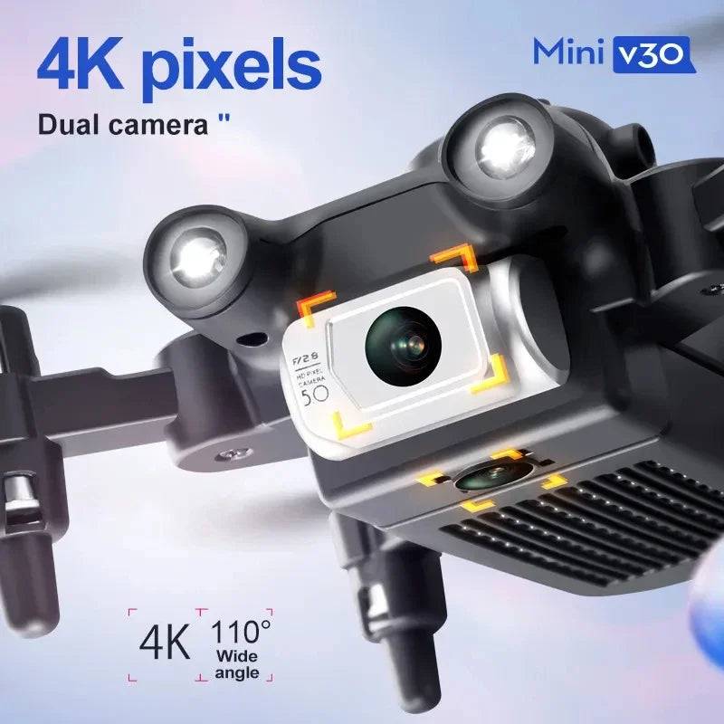 Mini Dron con Cámara HD 4K 1080P FPV RC -Dron con Evitación de Obstáculos-