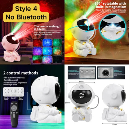 Astronaut Galaxy Projector and Bluetooth Speaker with Relaxing Sleep Music.