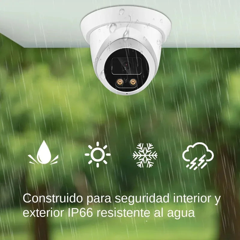 4K Outdoor Security Camera with Audio and Color Night Vision.
