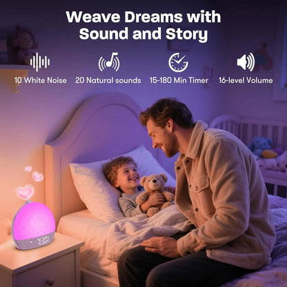 Sunrise Alarm Clock, 30-Minute Timer. Night Lights. Sleep Aid,
