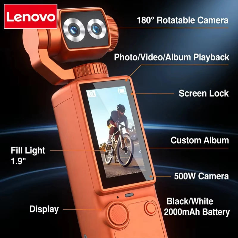 Camara Deportes Lenovo 4K Hd Wifi