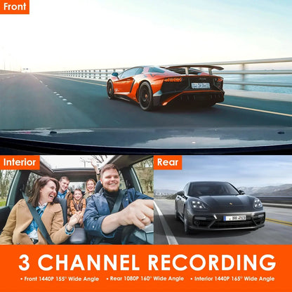 4K Dash Cam y DVR de Video en Streaming con GPS