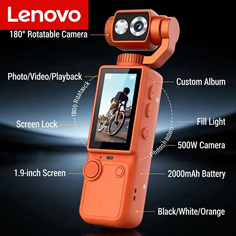 Camara Deportes Lenovo 4K Hd Wifi