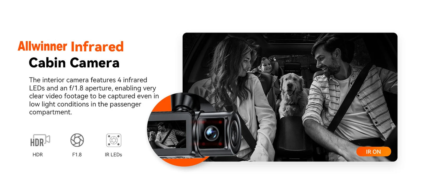 4K Dash Cam y DVR de Video en Streaming con GPS