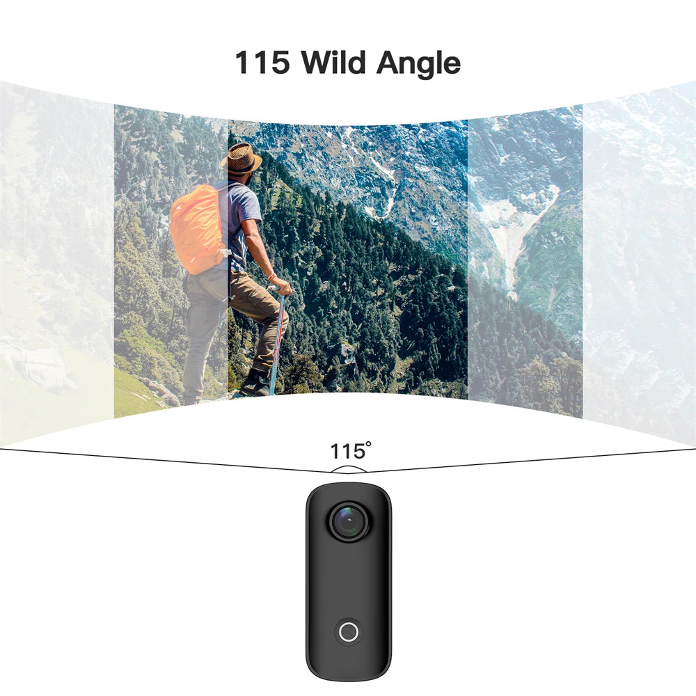 Cámara de deportes 4K. Resistente al agua 30 m. Wifi