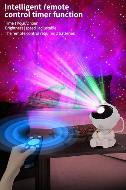 Astronaut Galaxy Projector and Bluetooth Speaker with Relaxing Sleep Music.