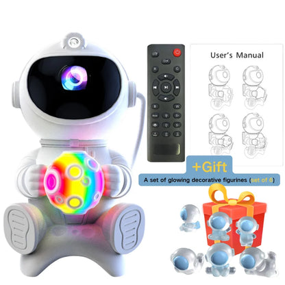 Astronaut Galaxy Projector and Bluetooth Speaker with Relaxing Sleep Music.