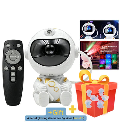 Astronaut Galaxy Projector and Bluetooth Speaker with Relaxing Sleep Music.