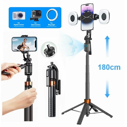 180cm Selfie Stick Tripod with Face Tracking