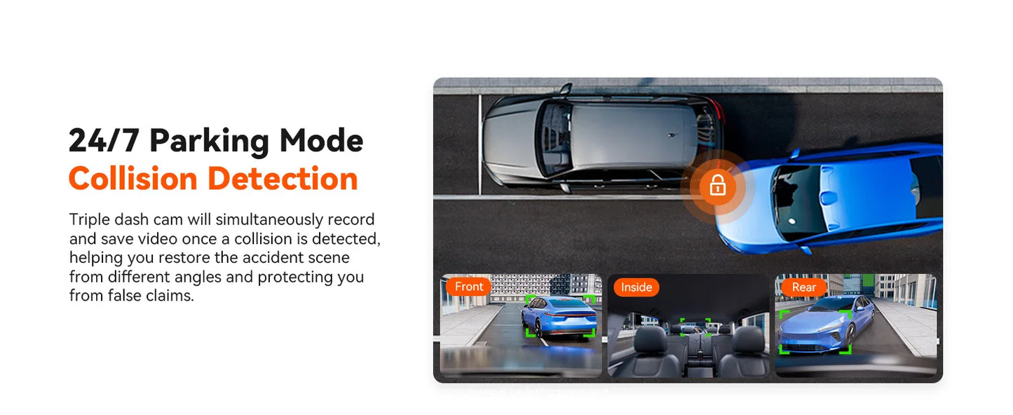 4K Dash Cam Streaming DVR Rearview Mirror Video Recorder with GPS